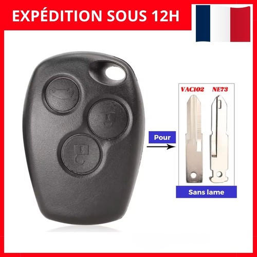 Coque clé renault dacia - coque, 3