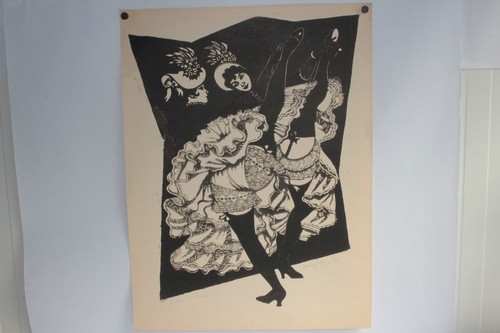 Lithographie originale henry - originale,