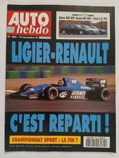 AUTO HEBDO N°805 19/11/1991