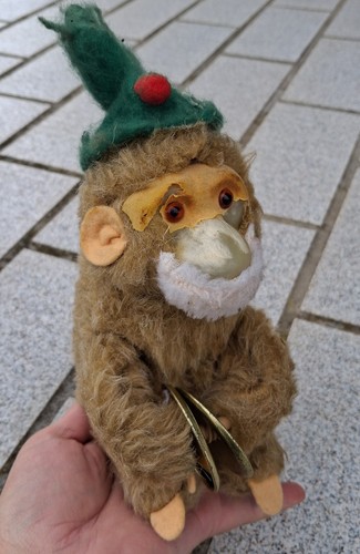 Jouet mécanique ancien - , "singe