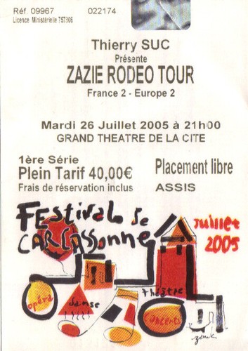 Ticket billet stub used - used, place