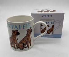 Leonardo Collection - STAFFIE -Staffordshire Bull Terrier Dog - Mug Cup - Boxed