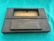 Ancienne Pierre à Aiguiser à huile INDIA- socle bois