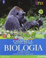 Biologie 2 CORPS HUMAIN x SUPÉRIEUR, Campbell, LINX ÉDITEUR 9788863643312