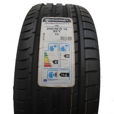 1 X CONTINENTAL 245/40 R18 93Y SportContact 5 Pneus D'Été 2016 COMPLET