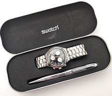 SWATCH IRONY CHRONO 1996 - YCS101P - IRONY PEN SET (VERNISSAGE) - NOUVEAU -
