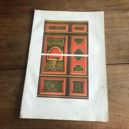 Gravure ancienne ornement - gravure,