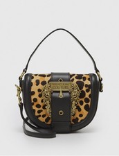 Sac à main noir imprimé