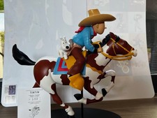 TINTIN COWBOY A CHEVAL