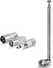 Antenne Radio FM Intérieur Télescopique Antenne Chaine HiFi Radio Portable 75