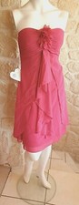Robe cocktail fuschia petit 36