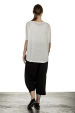 Sarah Pacini Pull En Lin Pour Femmes Motif Blanc