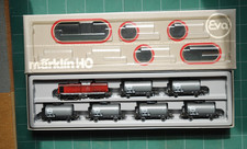 Märklin Coffret 2855 NEUF DB Diesel-212+6 citernes Eva, analogique