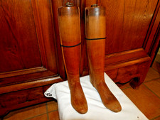 Anciens embauchoirs de bottes en bois,R.Chesnot Paris,décoration,XIXe siècle