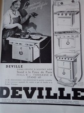 cuisinière DEVILLE +