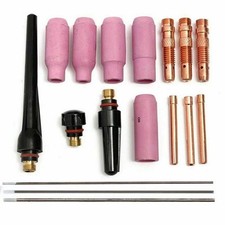 17pcs Tig Gaz Lentille Collet