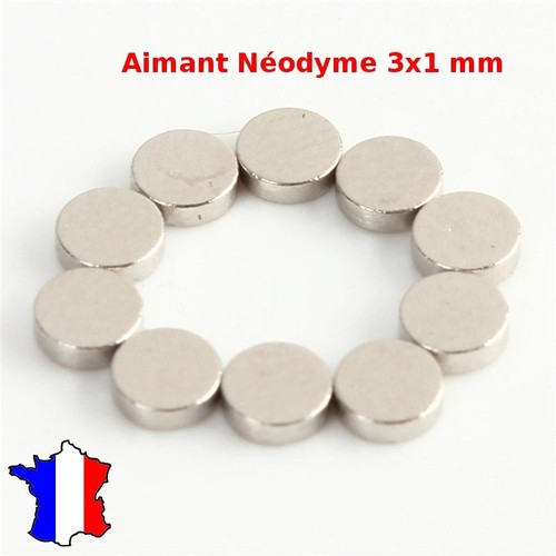 Aimant rond néodyme 3x1mm - rond,