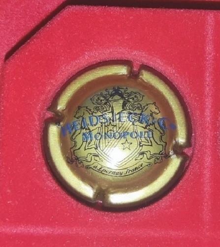 Capsule plaque muselet de - plaque,