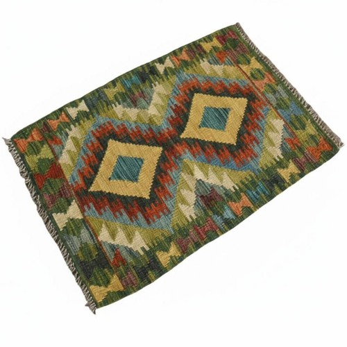 Tapis kilim géométrique