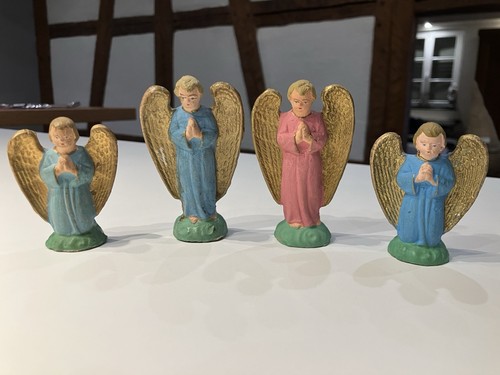 Lot santons anges devineau - lot,