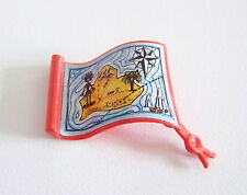 PLAYMOBIL (A2280) PIRATES - Vintage Red Treasure Card Boat 3050