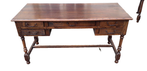 Bureau tiroirs chêne - bureau,