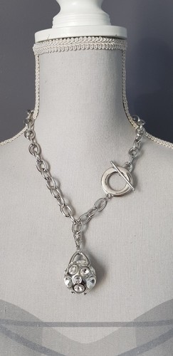 Collier original metal argente - collier,