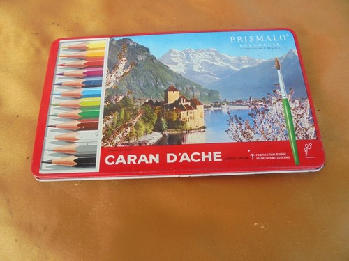 Boite vintage crayons - vintage, caran