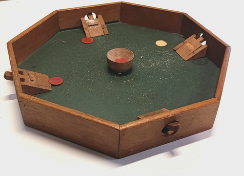 Ancien jeu puce en bois - jeu,