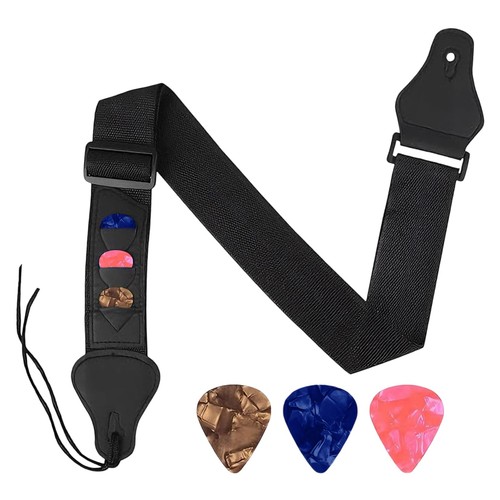 Sangle guitare tressée - de,