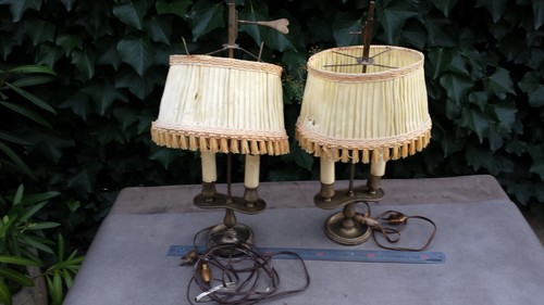 Ancienne paire lampes - ancienne,