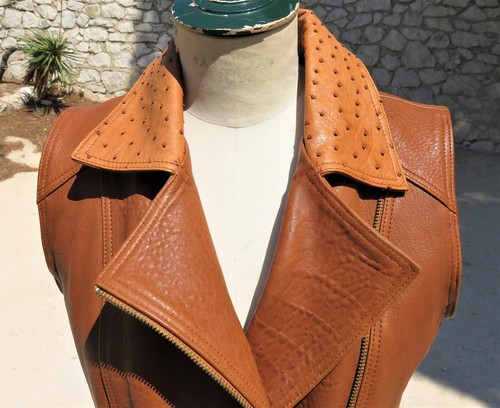 Gilet autruche agneau - gilet,