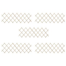 5x Bois de Sapin Clôture à Treillis 180x60 cm Panneau Barrière Jardin vidaXL