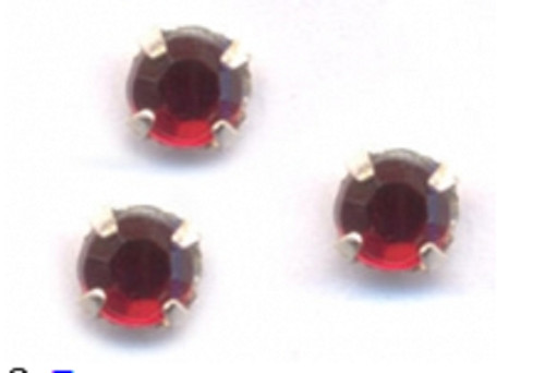 Chatons siam 3 mm - 13,