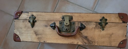Ancienne valise bois - valise, pour
