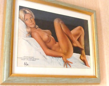 Aslan pin up catherine deneuve encadrée