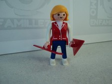 PLAYMOBIL vintage city life école enfant femme institutrice du set 3084 de 1999