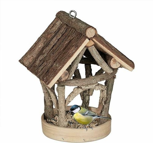 Mangeoire oiseaux bois - à,