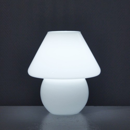 Lampe champignon vintage verre