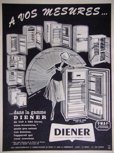 Publicité 1960 diener - 1960,