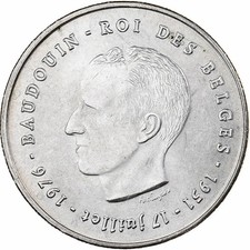 [#1158971] Belgium, 250 Francs, 250 Frank, 1976, AU, Silver, KM:157.1