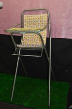 ANCIENNE CHAISE HAUTE DE POUPEE JUET ENFANT