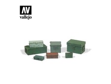 Vallejo Bases de diorama SC223 Boites métalliques universelles 1/35 - non peint 