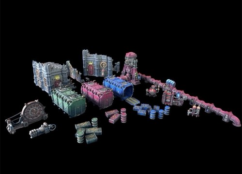 Warhammer 40k terrain lot - warhammer,