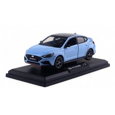Hyundai i30 Fastback N 1:38 Voiture Miniature Bleu Socle Rétrofriction