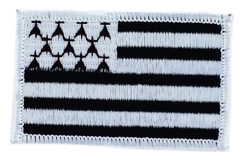 Patch écusson brodé drapeau - patch,