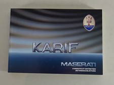 Operating Instructions/Manual Maserati Karif V6 status 06/1988