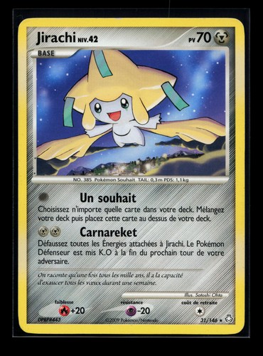 Carte pokémon jirachi 146 - carte,