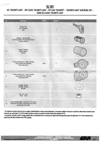 Serrure sécurité sl101 - sécurité, top