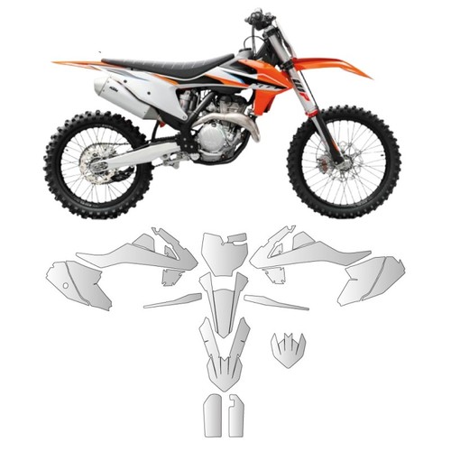 Vinyle ppf ktm 2021 - ktm, sx